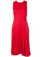 Grey Jason Wu Cross Back Dress, Women's, Size: 10, Red, Viscose