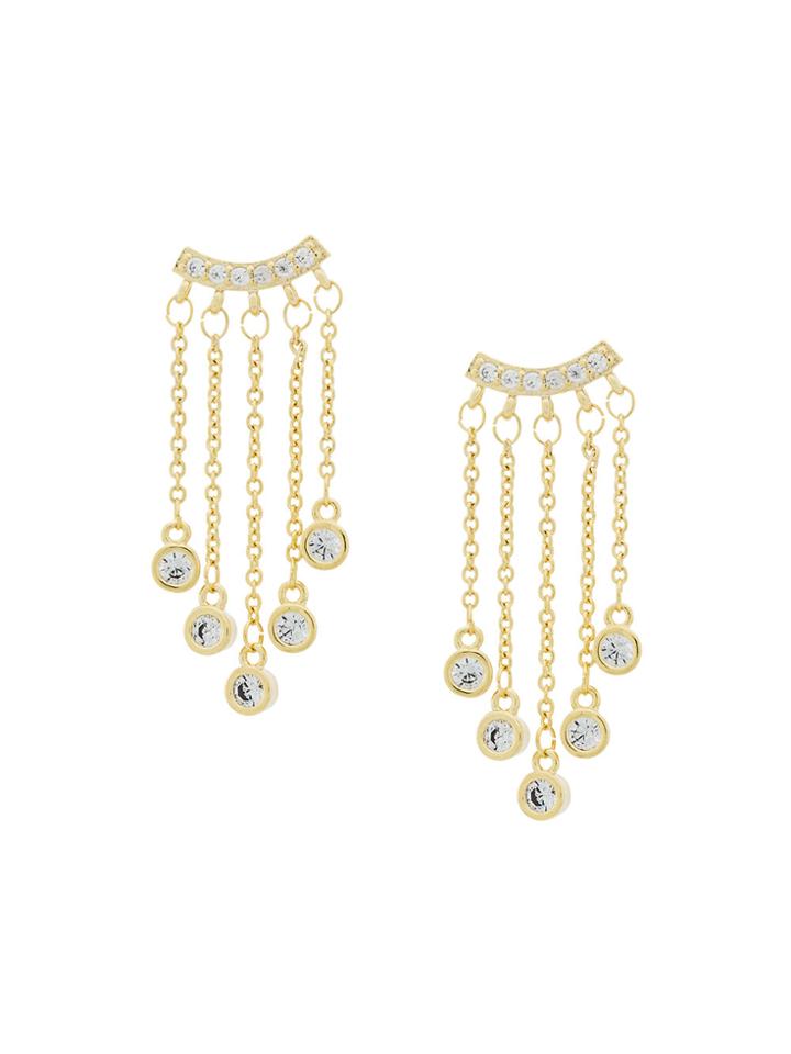 Federica Tosi Small Rain Earrings - Metallic