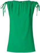 Red Valentino Tie Sleeves Blouse - Green