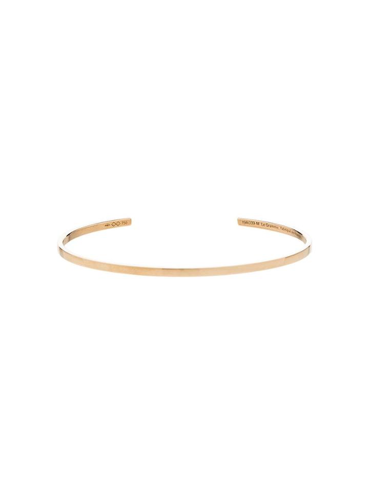 Le Gramme 18k Yellow Gold Ribbon Bracelet