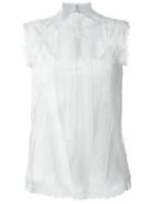 Ermanno Scervino Sheer Lace Tank Top - White