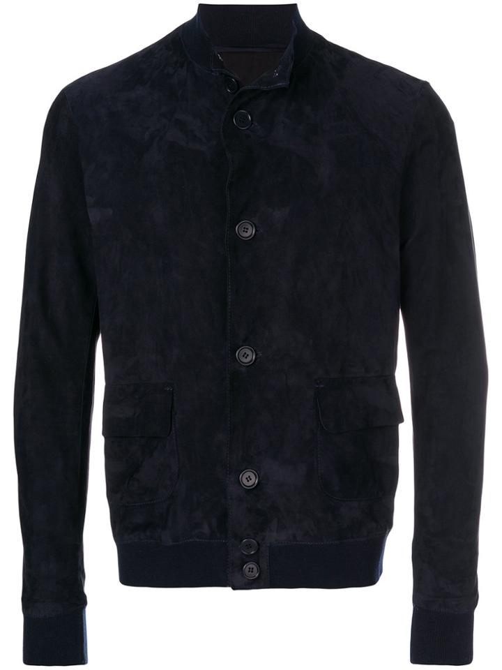Salvatore Santoro Button-down Fitted Jacket - Blue