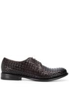 Tagliatore Woven Derby Shoes - Brown