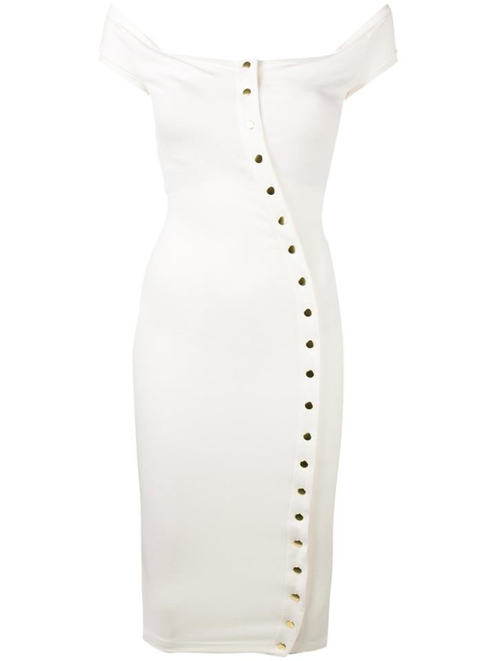 Murmur Off-shoulder Undercover Dress - White