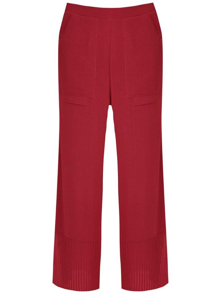 Alcaçuz Nancy Cropped Trousers - Red