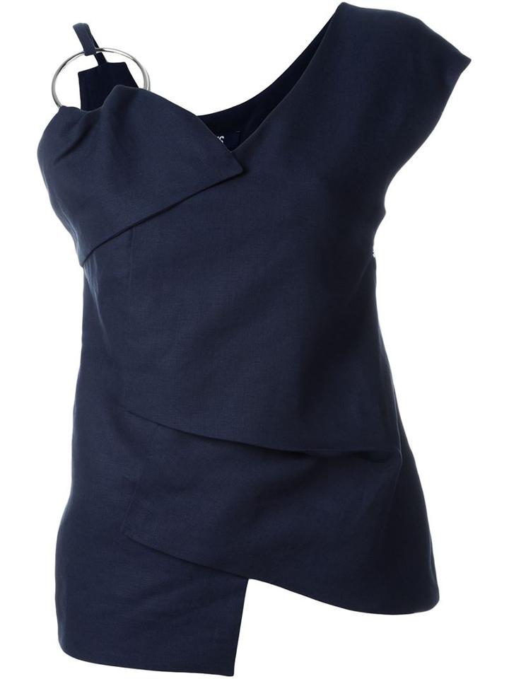 Jacquemus Layered One Shoulder Top