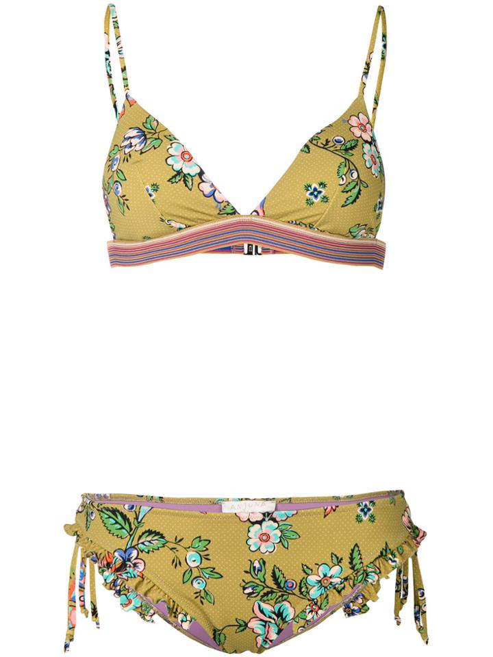 Anjuna Printed Two-piece Bikini - Green