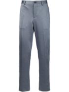 Etro Tailored Trousers, Men's, Size: 46, Grey, Cotton/nylon/viscose