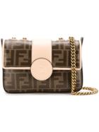 Fendi Fendi 8bs016a5k4 F14ru Brown Pink Leather