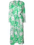 Roseanna Tropical Print Oversized Dress - Green