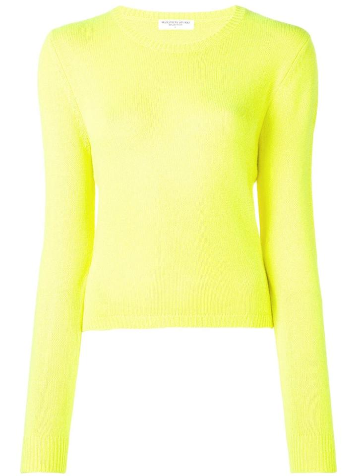 Majestic Filatures Perfectly Fitted Sweater - Yellow & Orange