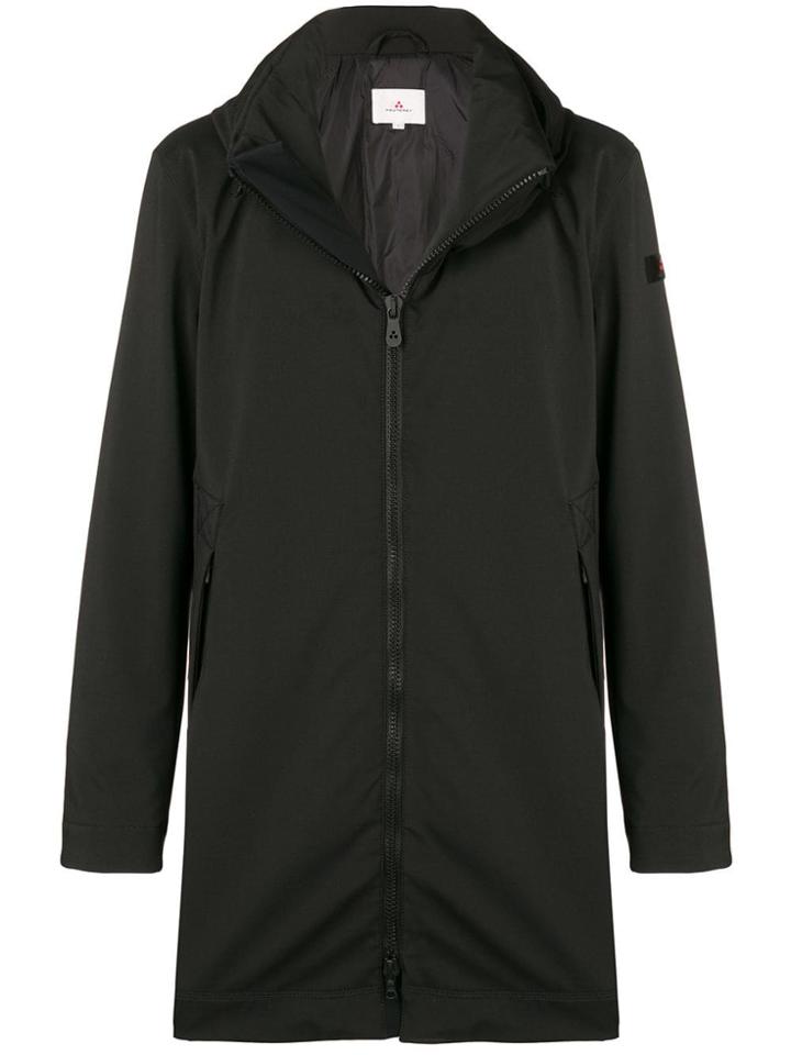 Peuterey Single Breasted Coat - Black