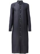 Icosae Elongated Shirt, Men's, Size: Large, Grey, Tencel/polyester