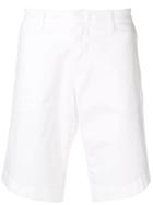 Fay Slim Fit Bermuda Shorts - White