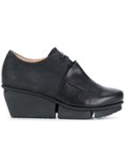 Trippen Lace-up Wedge Shoes - Black