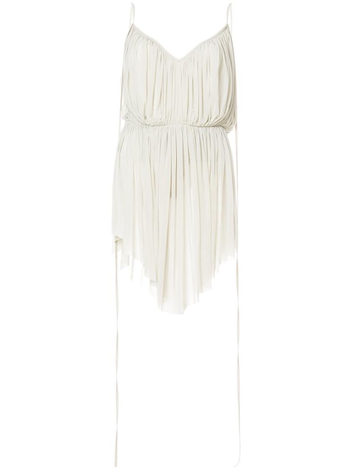 Nina Ricci Pleated Strappy Top - Grey
