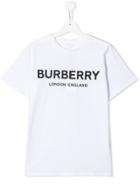 Burberry Kids Logo T-shirt - White
