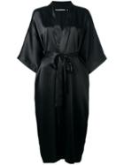 Filles A Papa 'please Insert Money' Kimono Coat, Women's, Size: 1, Black, Silk