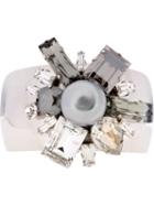 Philippe Ferrandis Floral Cuff, Women's, Metallic, Metal Other