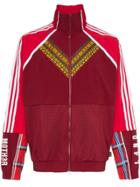Adidas X Pharrell Afro Hu Stripe Track Jacket - Red