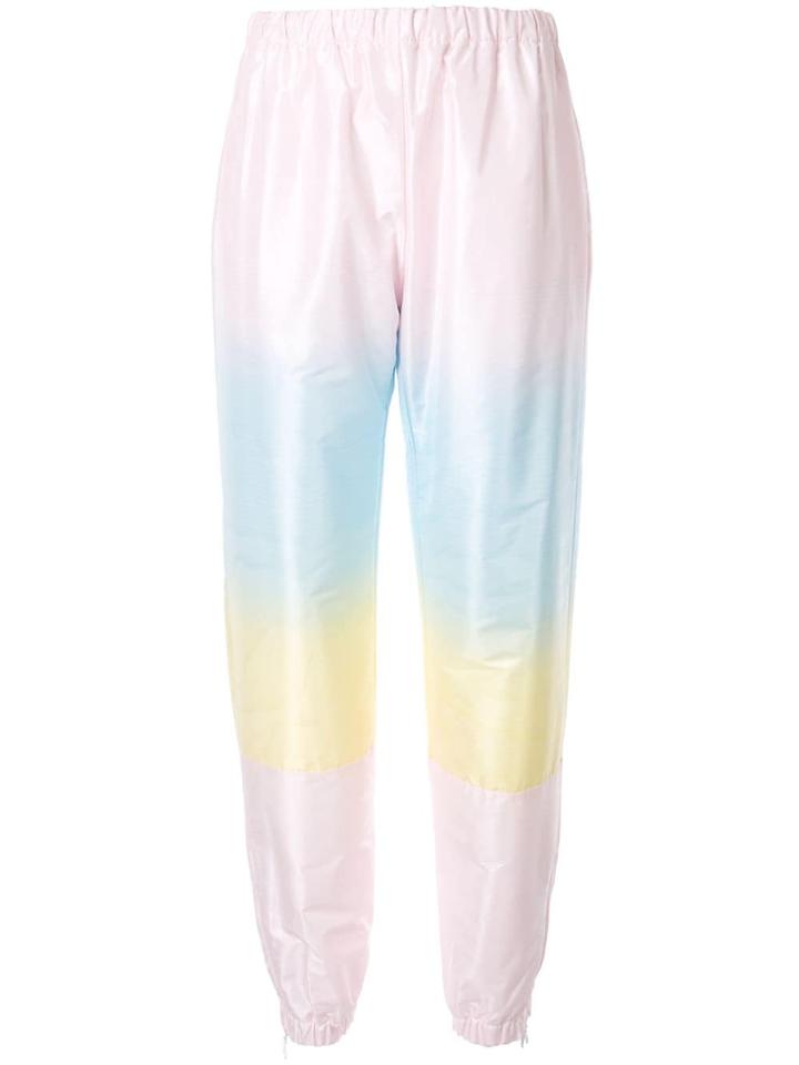 Marine Serre Gradient Effect Track Pants - Pink