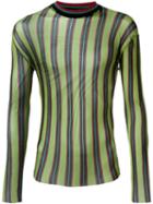 Jean Paul Gaultier Vintage Sheer Stripe Top