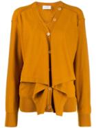 Lemaire Layered Button-embellished Jumper - Yellow