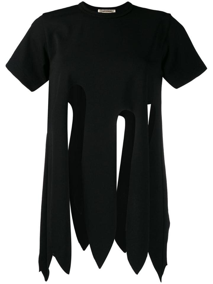 Comme Des Garçons Cut Out T-shirt - Black
