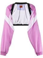Colville Colour Block Cropped Jacket - Pink