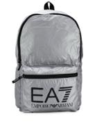 Ea7 Emporio Armani Logo Backpack - Silver