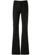 Giuliana Romanno Wide Leg Trousers, Women's, Size: 36, Black, Cotton/elastodiene