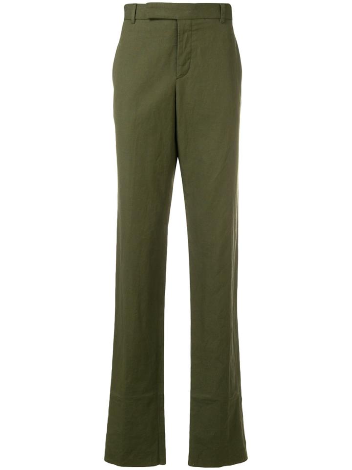 Holland & Holland Straight Leg Trousers - Green