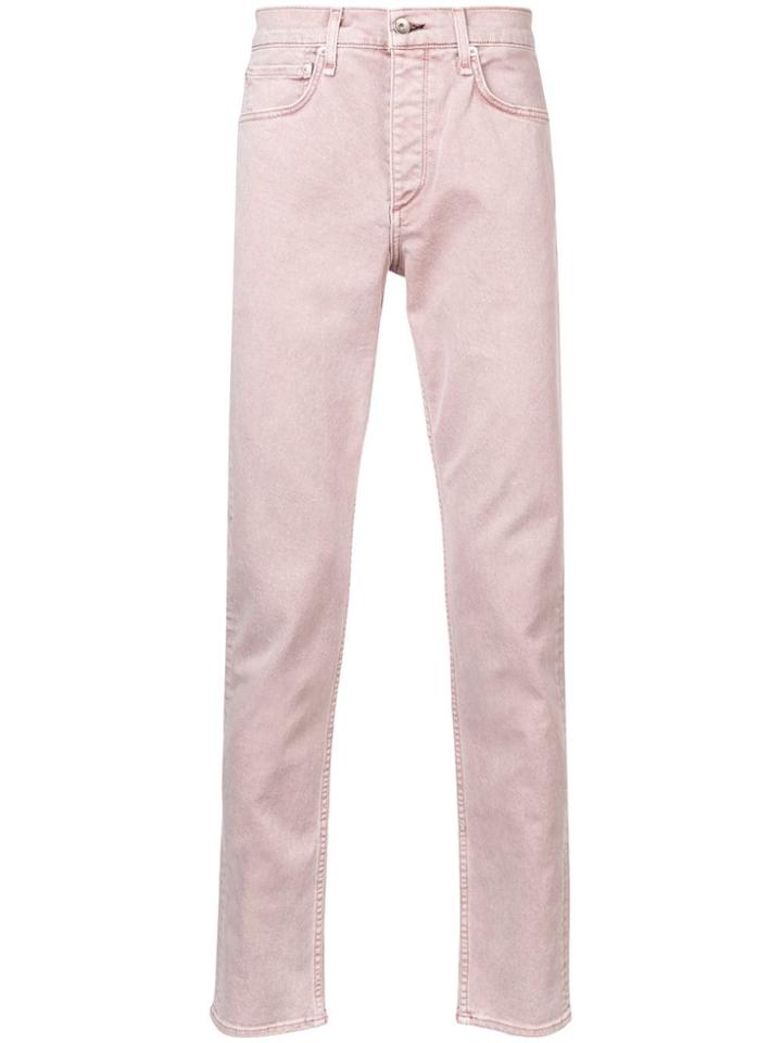Rag & Bone Slim-fit Trousers - Pink & Purple