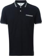 Brunello Cucinelli Chest Pocket Polo Shirt, Men's, Size: M, Blue, Cotton
