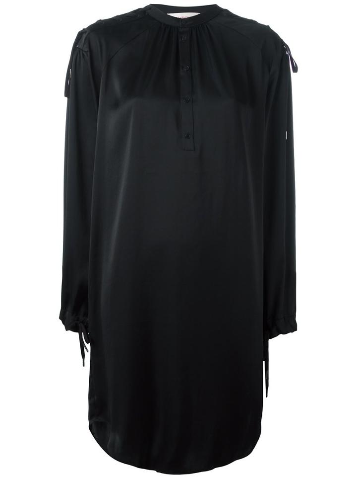 A.f.vandevorst - 'drums' Dress - Women - Polyester - 38, Black, Polyester