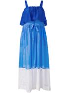 Diane Von Furstenberg - Panel Maxi Dress - Women - Silk/cotton - S, White, Silk/cotton