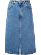 Mih Jeans 'parra' Jean Skirt, Women's, Size: Medium, Blue, Cotton/tencel