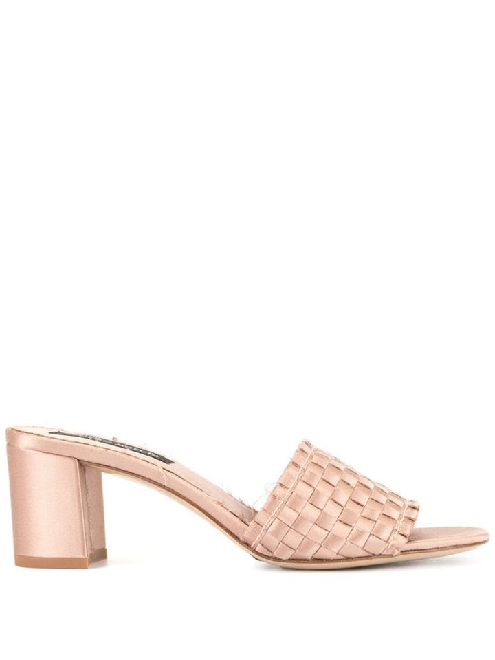 Pedro Garcia Block Heel Sandals - Pink