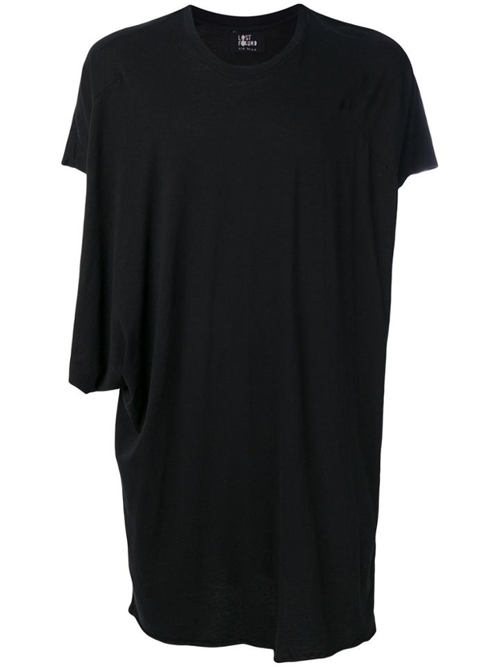 Lost & Found Ria Dunn Draped T-shirt - Black