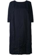 Daniela Gregis - Round Neck Shift Dress - Women - Cotton - One Size, Blue, Cotton
