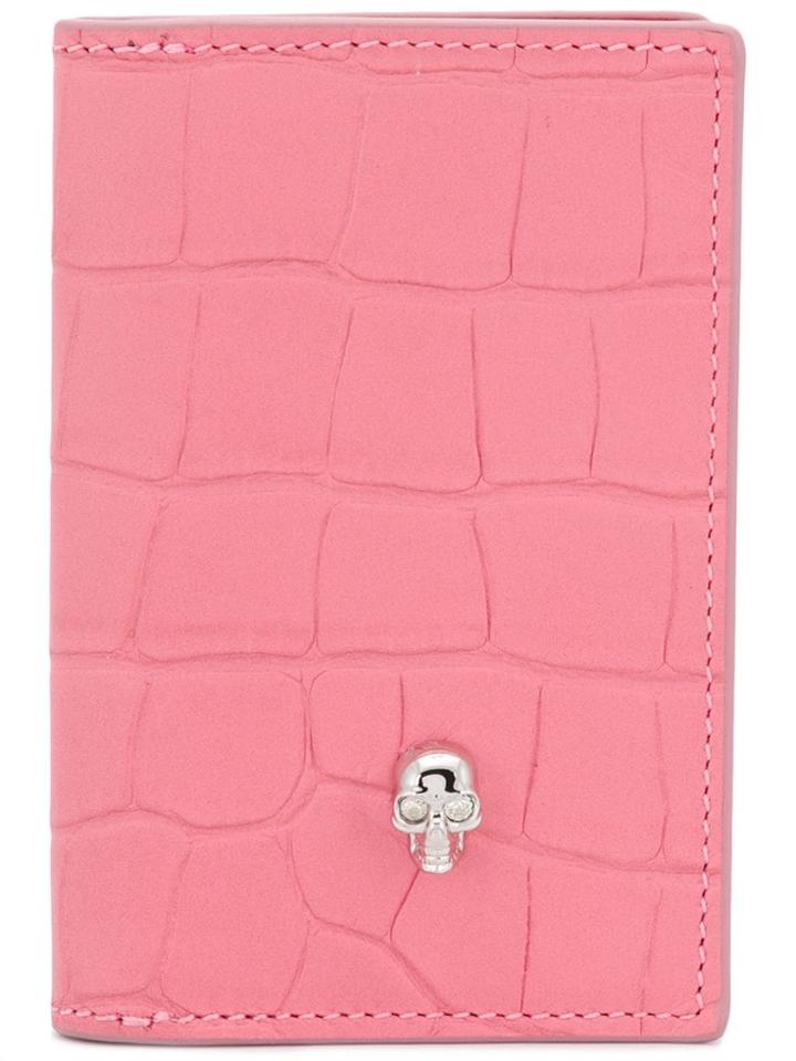 Alexander Mcqueen Bifold Pocket Organizer - Pink & Purple