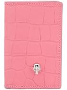 Alexander Mcqueen Bifold Pocket Organizer - Pink & Purple