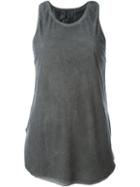 Lost & Found Ria Dunn Back Rib Tank Top, Women's, Size: Small, Grey, Cotton