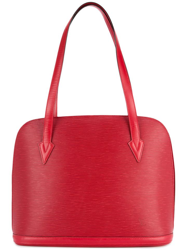 Louis Vuitton Vintage Lussac Shoulder Bag - Red