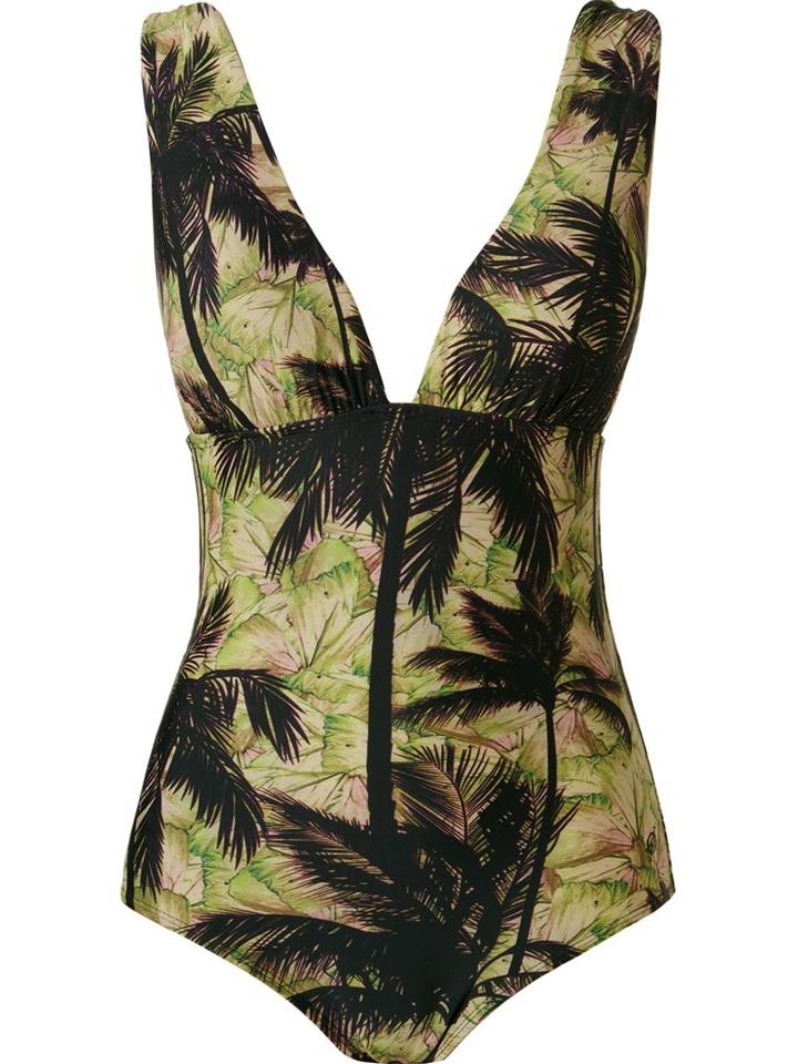 Blue Man 'coqueiral' Open Back Swimsuit, Women's, Size: Gg, Spandex/elastane/polyimide