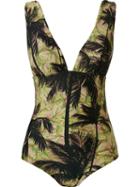 Blue Man 'coqueiral' Open Back Swimsuit, Women's, Size: Gg, Spandex/elastane/polyimide