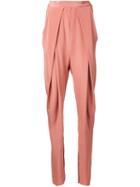 Kitx 'tuck In' Trousers, Women's, Size: 6, Yellow/orange, Silk