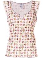 Chanel Pre-owned Heart Print Tank Top - Pink