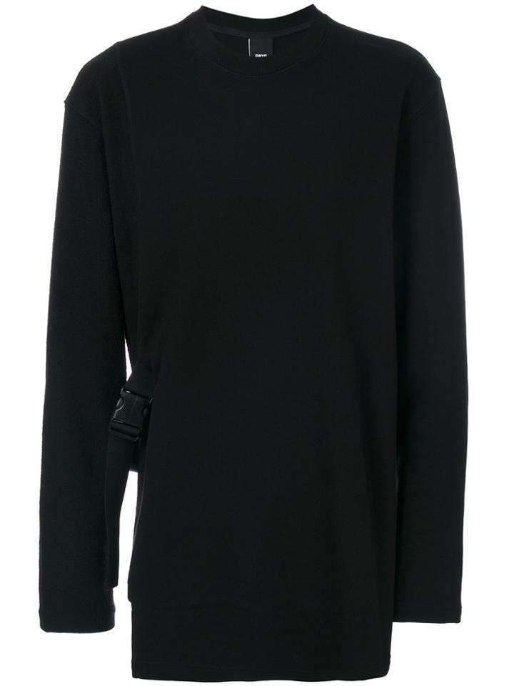 D.gnak Side Strap Sweatshirt - Black