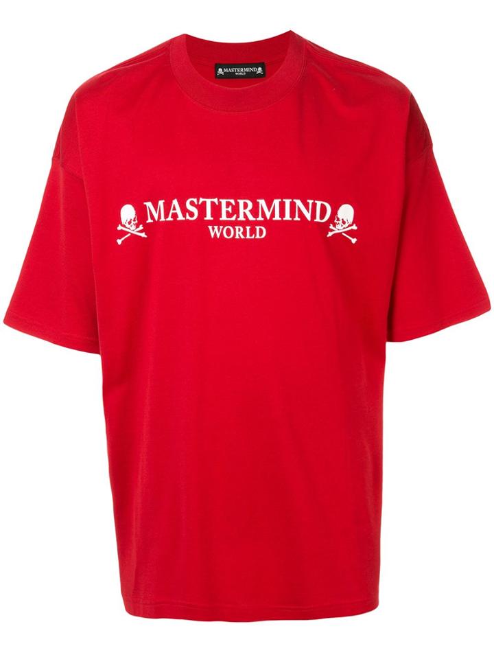 Mastermind World Skull Logo Crew-neck T-shirt - Red
